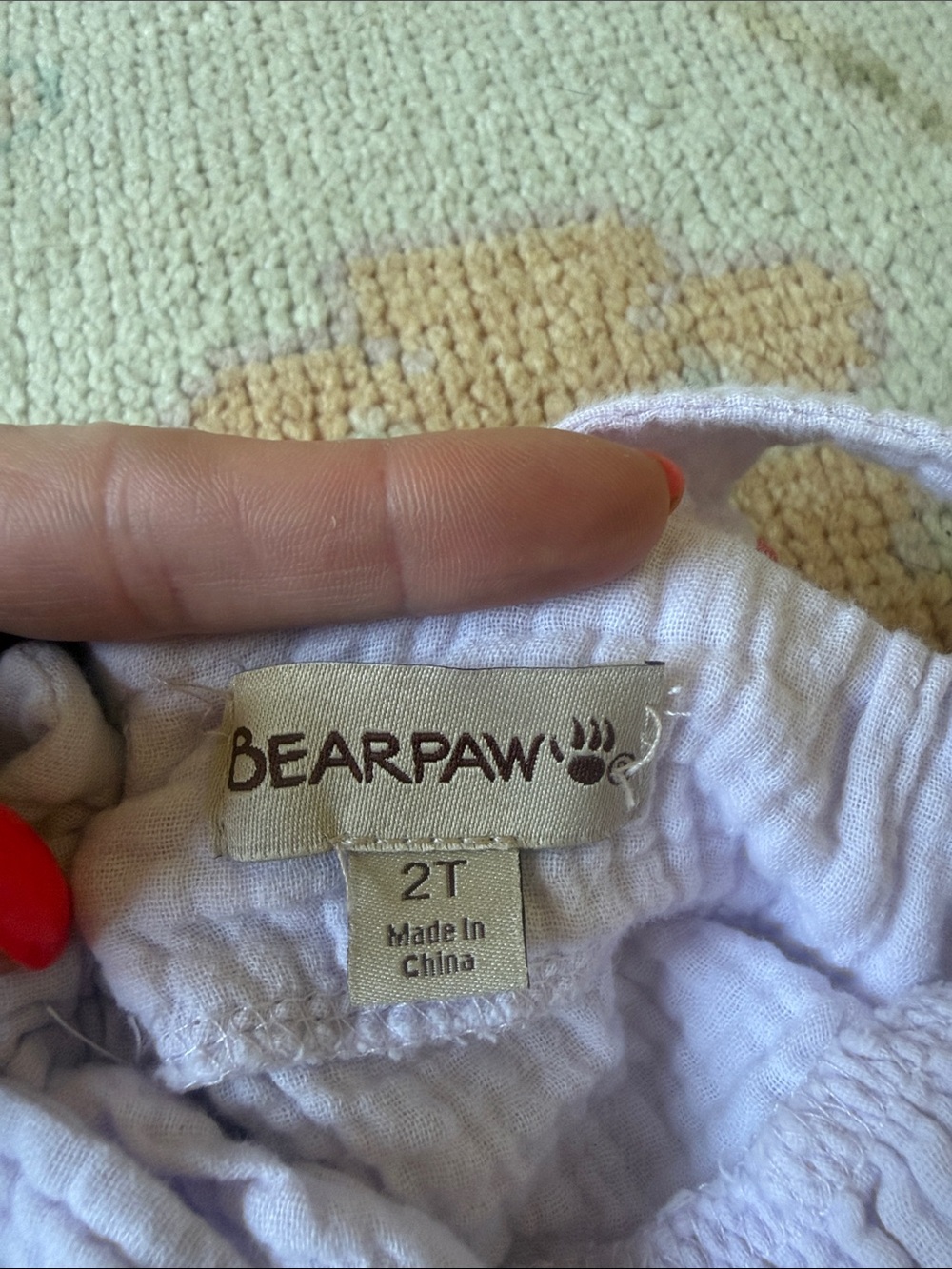 BearPaw Light Pink Gauze Ruffle Jumpsuit - Picture 2 of 4
